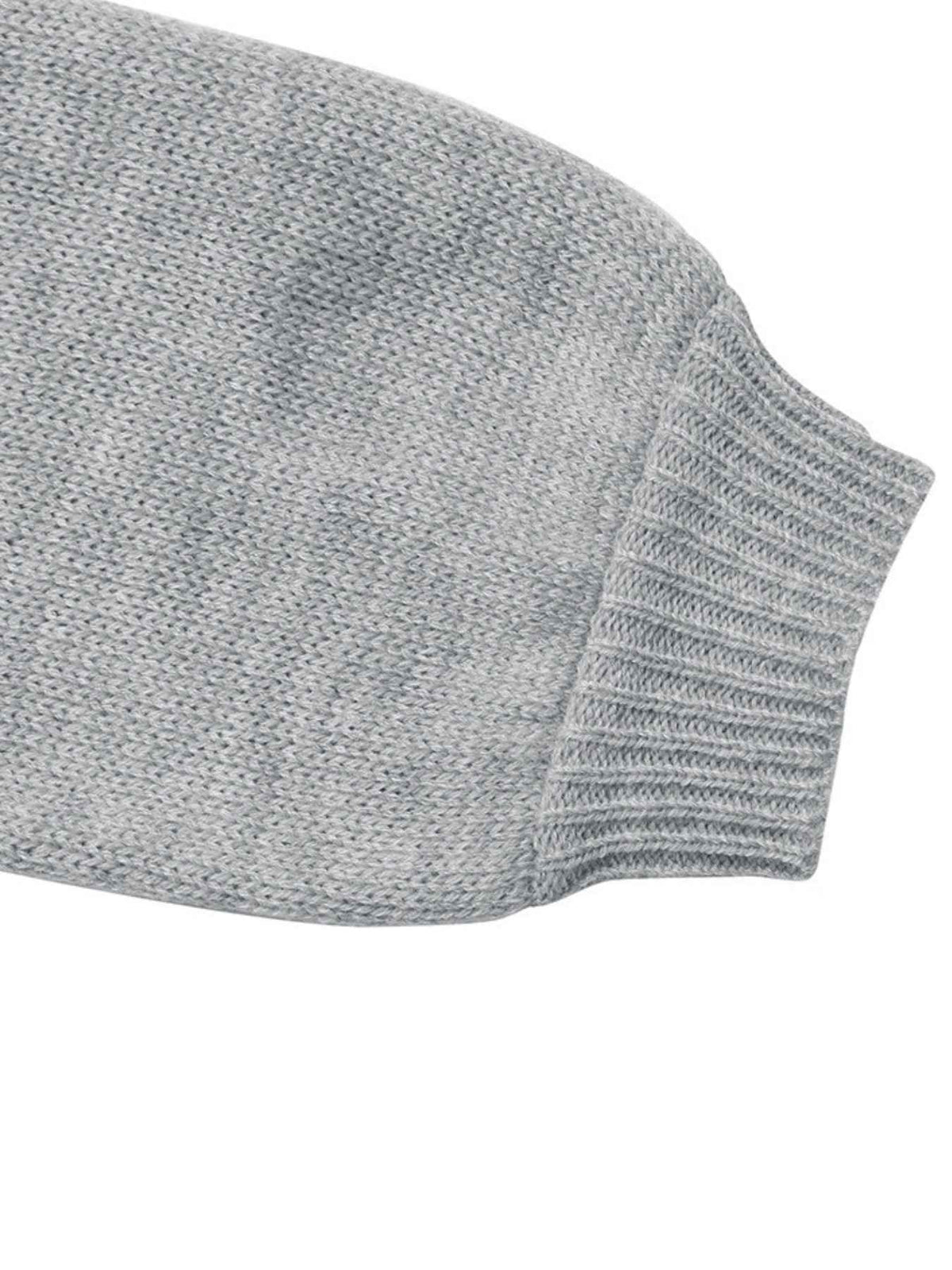 Flower Sweater with 3D Textured Design