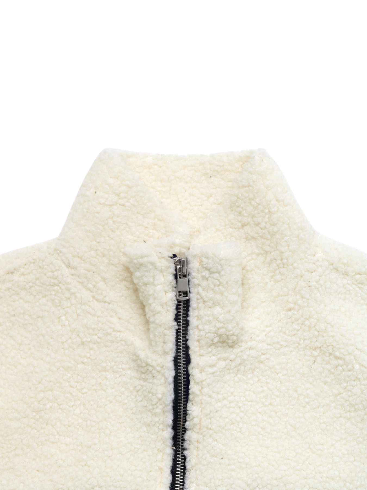 Leopard Print Sherpa Jacket with Full Zip