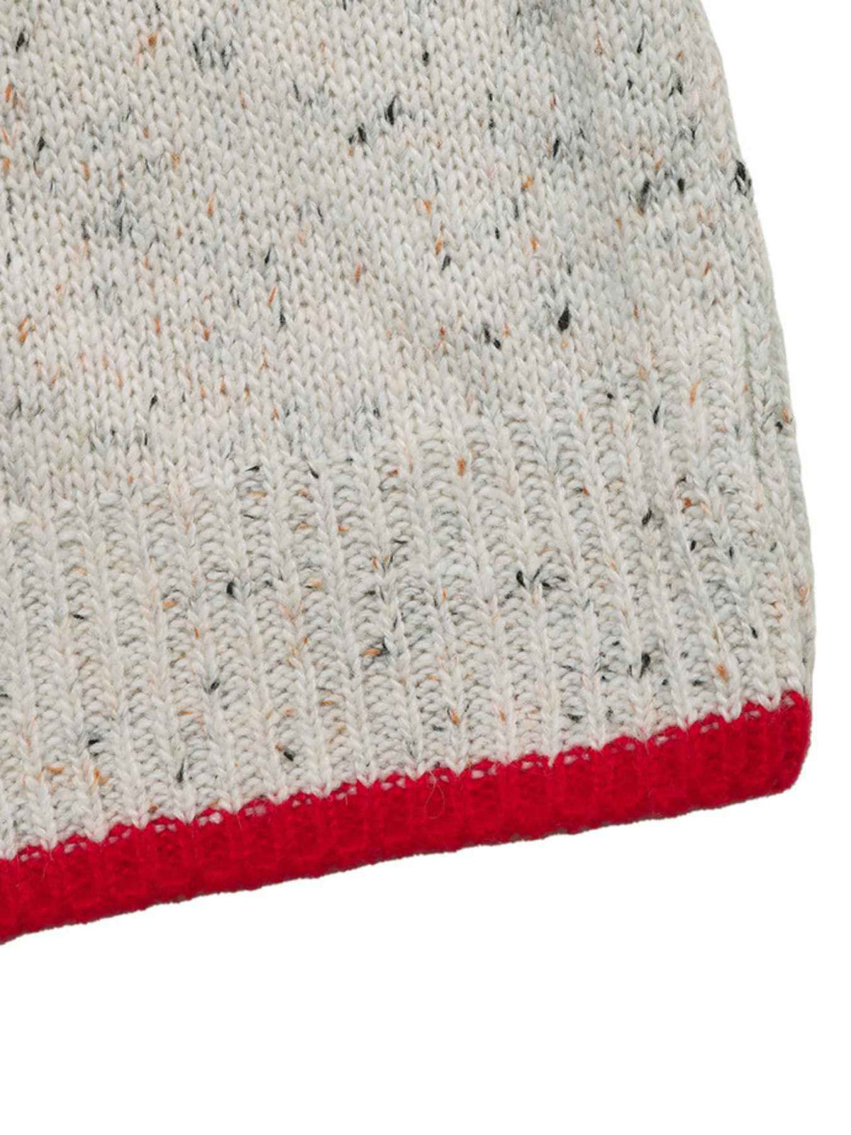Heart Cardigan with Contrast Trim