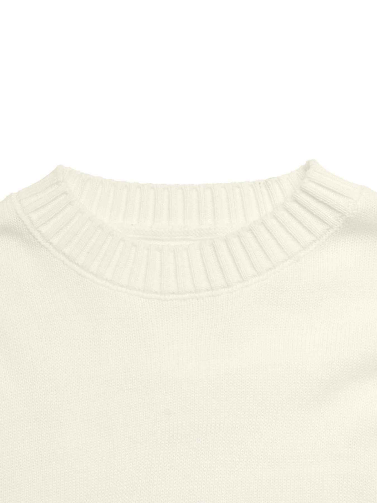 Bow Sweater with Crew Neck