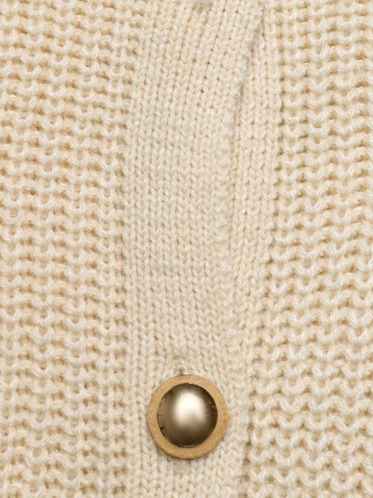 Bow Cardigan with Gold Buttons
