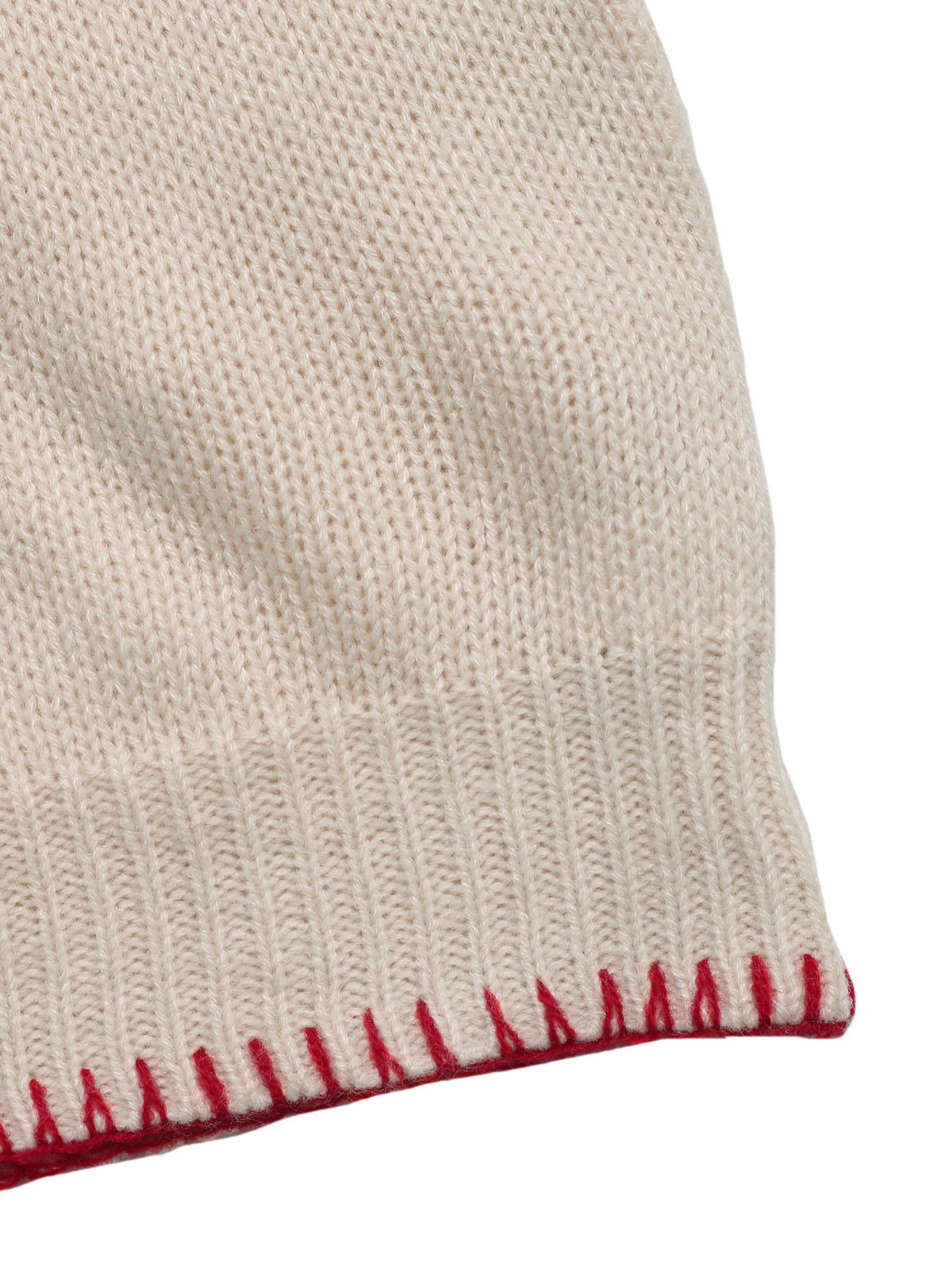 Lobster Sweater with Red Stitch Trim